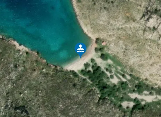 Satellite image of Pezonda Beach