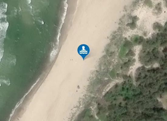 Satellite image of Moterų paplūdimys