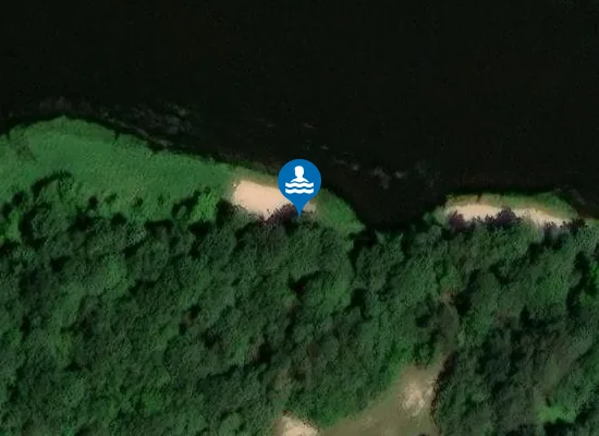 Satellite image of Valakampių nudistų paplūdimys