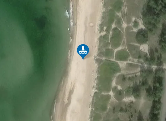 Satellite image of Juodkrantės nudistų paplūdimys
