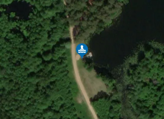 Satellite image of Vėlykščio nudistų paplūdimys