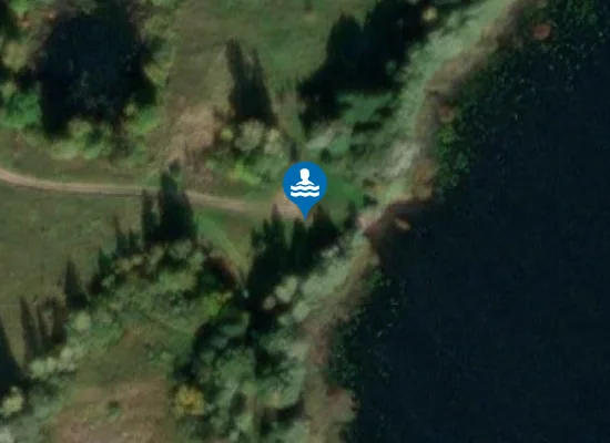 Satellite image of Elektrėnų nudistų paplūdimys