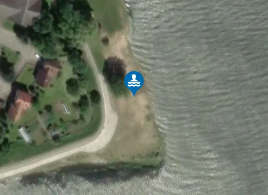 Satellite image of Rusnės paplūdimys