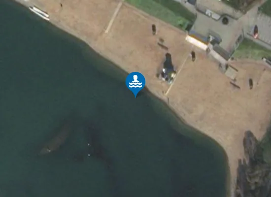 Satellite image of Lampėdžių paplūdimys
