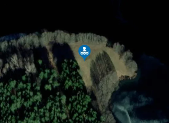 Satellite image of Akmenos nudistų paplūdimys