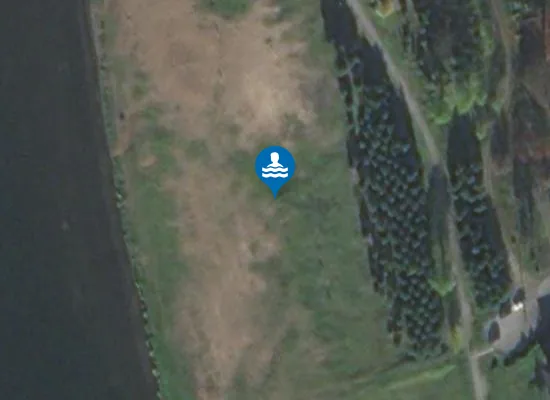 Satellite image of Šančių paplūdimys