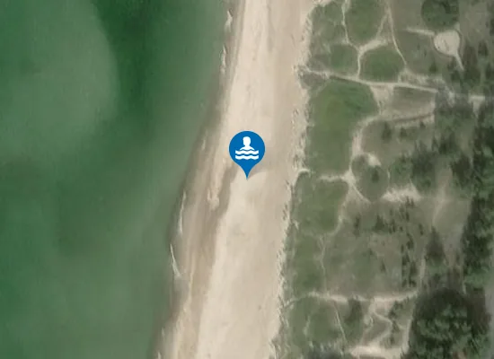 Satellite image of Juodkrantės nudistų paplūdimys