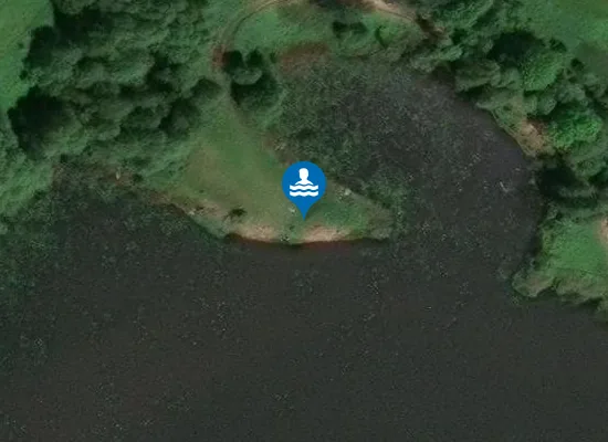 Satellite image of Riešės paplūdimys
