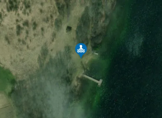 Satellite image of Karvių pliažas