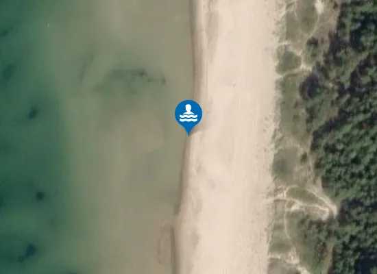 Satellite image of Monciškių paplūdymys