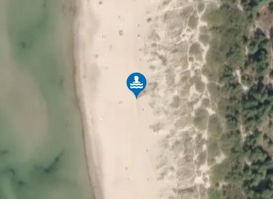 Satellite image of Šventosios vyrų pliažas