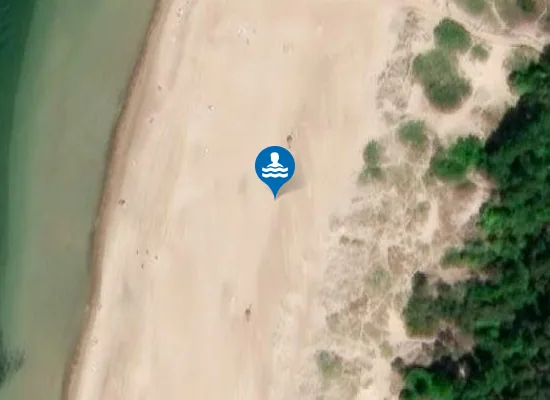Satellite image of Vanagupės paplūdymys