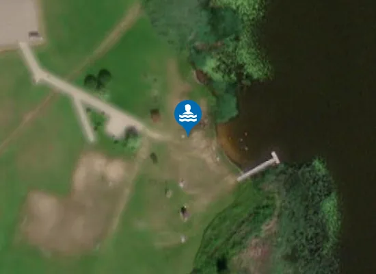 Satellite image of Viļakas pilsētas pludmale
