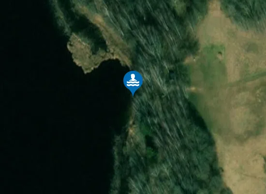 Satellite image of Sapņu pludmale