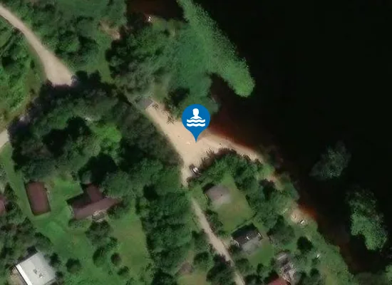 Satellite image of Vēju ielas peldvieta