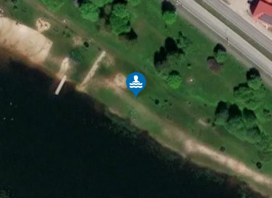 Satellite image of Ogres pilsētas peldētava