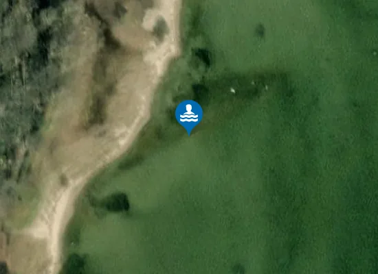 Satellite image of Engures promenādes pludmale