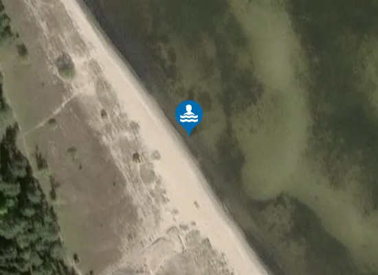Satellite image of Engures pludmale