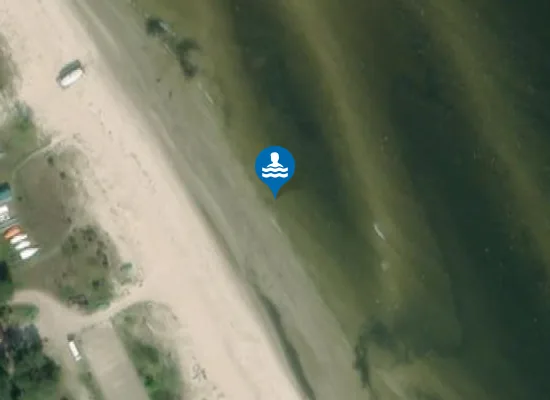 Satellite image of Lapmežciema - Bigauņciema pludmale