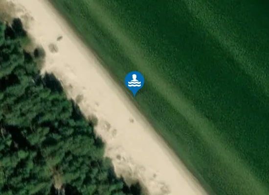 Satellite image of Plieņciema pludmale