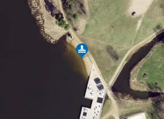 Satellite image of Elva Arbi järve supelrand