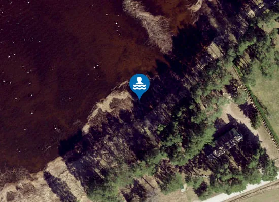 Satellite image of Trepimäe supelrand