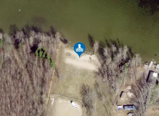 Satellite image of Saadjärve Kaldaranna supelrand