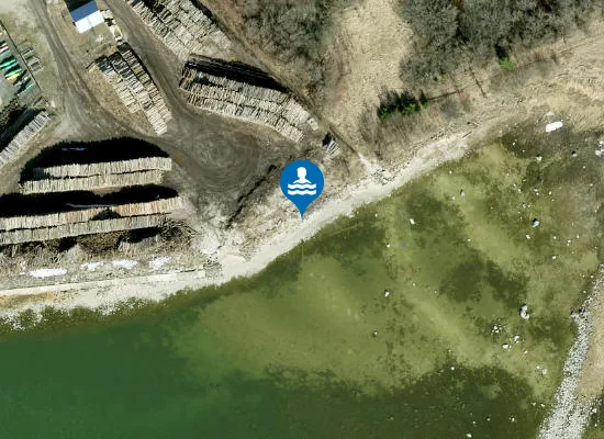 Satellite image of Rohuküla rand