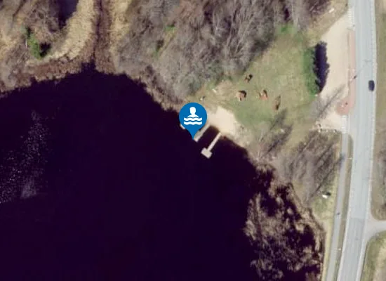 Satellite image of Alatskivi ujumiskoht