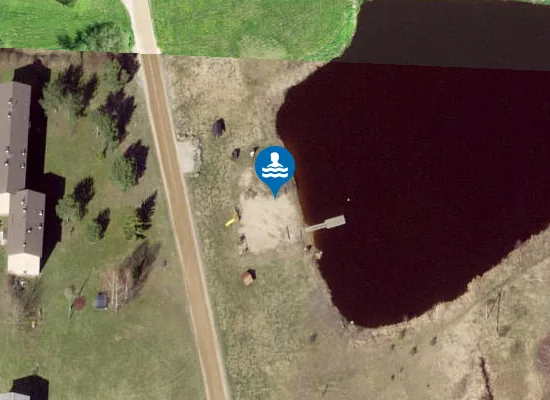 Satellite image of Pala Ökopaisjärve supelrand