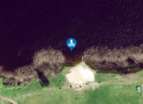 Satellite image of Tilsi Kõrbjärve supluskoht