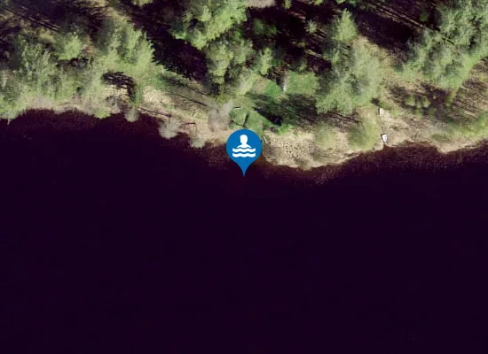 Satellite image of Kooraste Suurjärve ujumiskoht