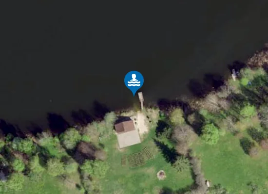 Satellite image of Orava järve ujumiskoht