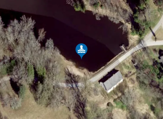 Satellite image of Suure-Kambja järve ujumiskoht