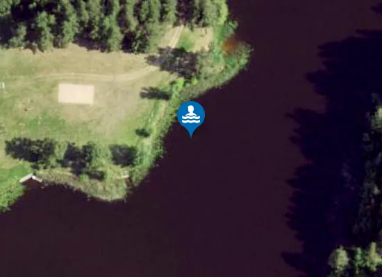 Satellite image of Ainja järve ujumiskoht