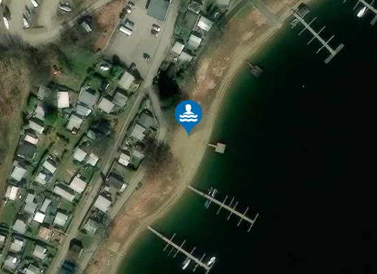 Satellite image of BEVERTALSPERRE CAMPINGPLATZ I