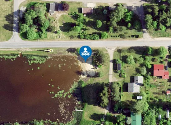 Satellite image of Abja paisjärve supelrand