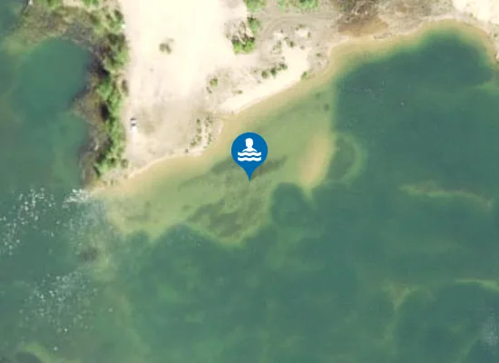 Satellite image of Ahimäe karjääri ujumiskoht