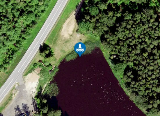 Satellite image of Rahujärve ujumiskoht