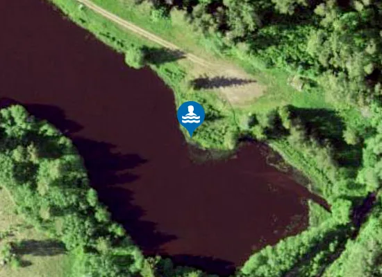 Satellite image of Laiksaare järve ujumiskoht