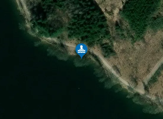 Satellite image of BRUCHERTALSPERRE MAUER