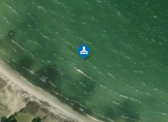 Satellite image of Rohuneeme Liivalahe ujumiskoht