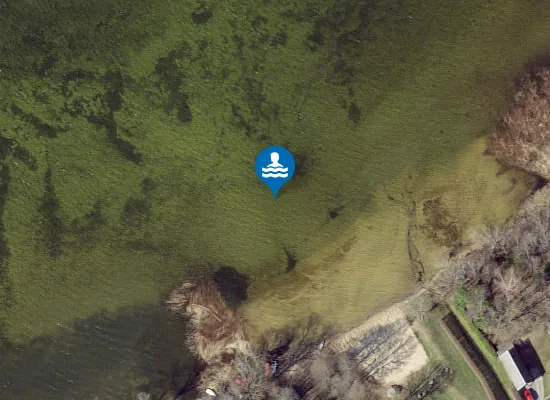 Satellite image of Saadjärve Äksi ujumiskoht