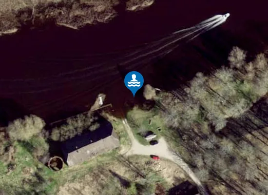 Satellite image of Kaagvere ujumiskoht