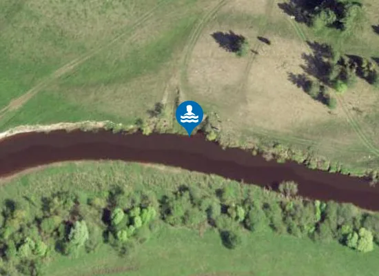 Satellite image of Mustjõe ujumiskoht