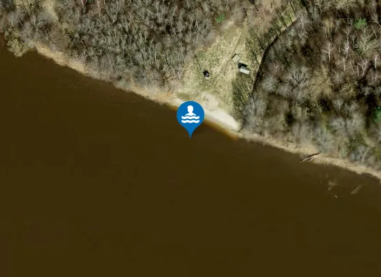 Satellite image of Uuemetsa ujumiskoht