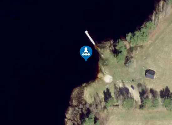 Satellite image of Meelva ujumiskoht
