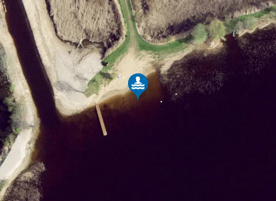 Satellite image of Vagula Järvere ujumiskoht