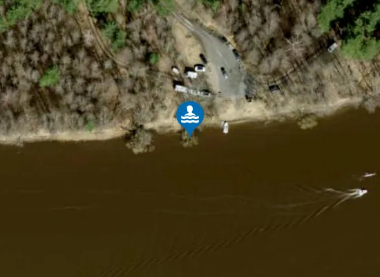Satellite image of Uuemetsa slipi ujumiskoht