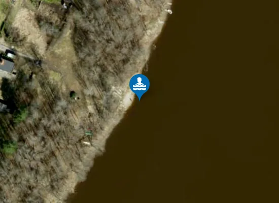 Satellite image of Pärnu jõe Pahke ujumiskoht